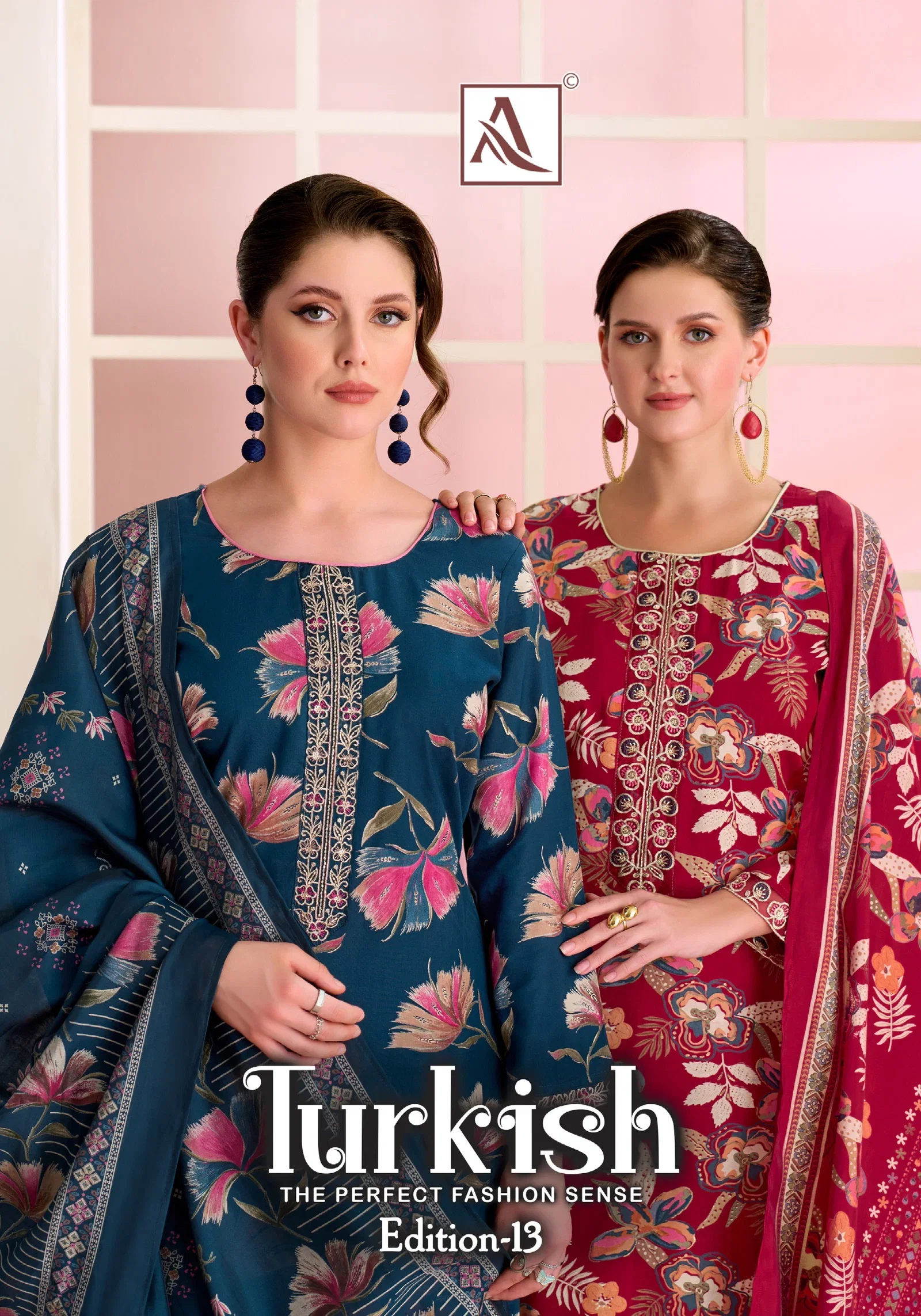 Alok Turkish Edition 13 Viscose Rayon Printed Dress Material Wholesale