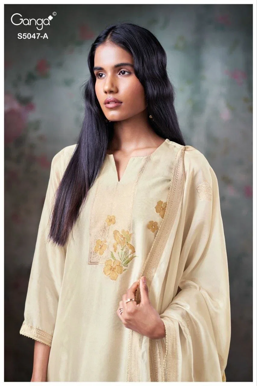 Launching Ganga Ishvanshi 5047 Viscose Woven Silk Jacquard Salwar Kameez Collection Wholesale 2026