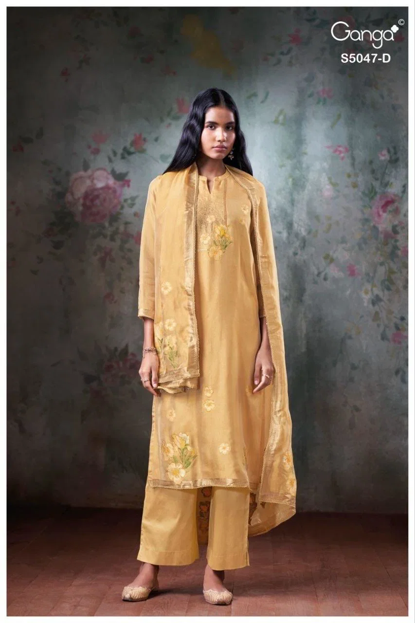 Launching Ganga Ishvanshi 5047 Viscose Woven Silk Jacquard Salwar Kameez Collection Wholesale 2026