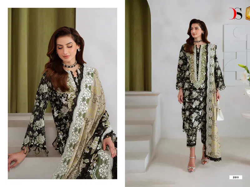 Stylish Deepsy Baagh Jade Bagh Chiffon Dupatta Cotton Embroidered Salwar Kameez Wholesale 2026