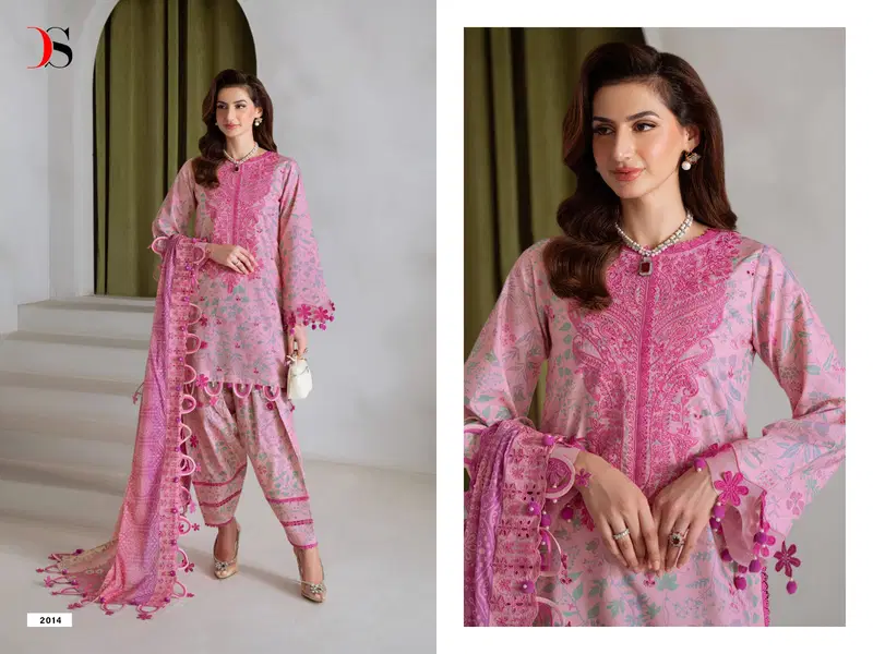 Stylish Deepsy Baagh Jade Bagh Chiffon Dupatta Cotton Embroidered Salwar Kameez Wholesale 2026