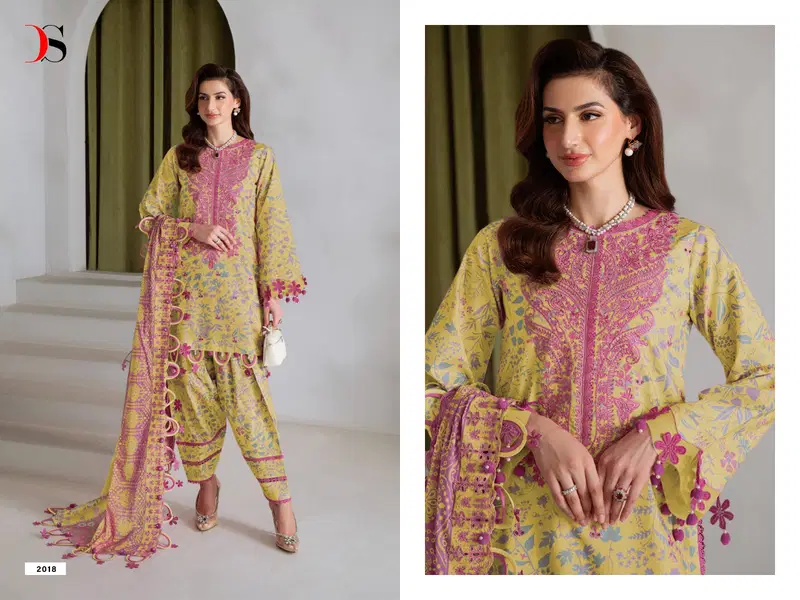 Stylish Deepsy Baagh Jade Bagh Chiffon Dupatta Cotton Embroidered Salwar Kameez Wholesale 2026