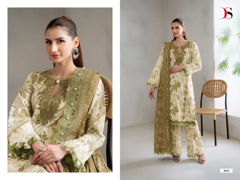 Stylish Deepsy Baagh Jade Bagh Chiffon Dupatta Cotton Embroidered Salwar Kameez Wholesale 2026