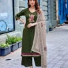 Latest Mittoo Resham Dhabu Cotton Thread Embroidered Kurti With Bottom Dupatta Wholesale 2026