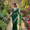 Kc 410 Fandy Sattin Silk Seqeunce Worked Premium Saree Collection Wholesale