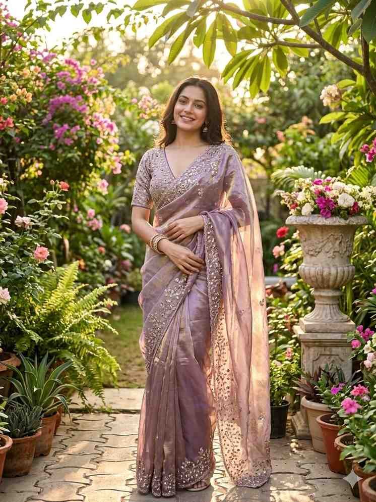 Stylish Kc 410 Fandy Sattin Silk Seqeunce Worked Premium Saree Collection Wholesale 2026