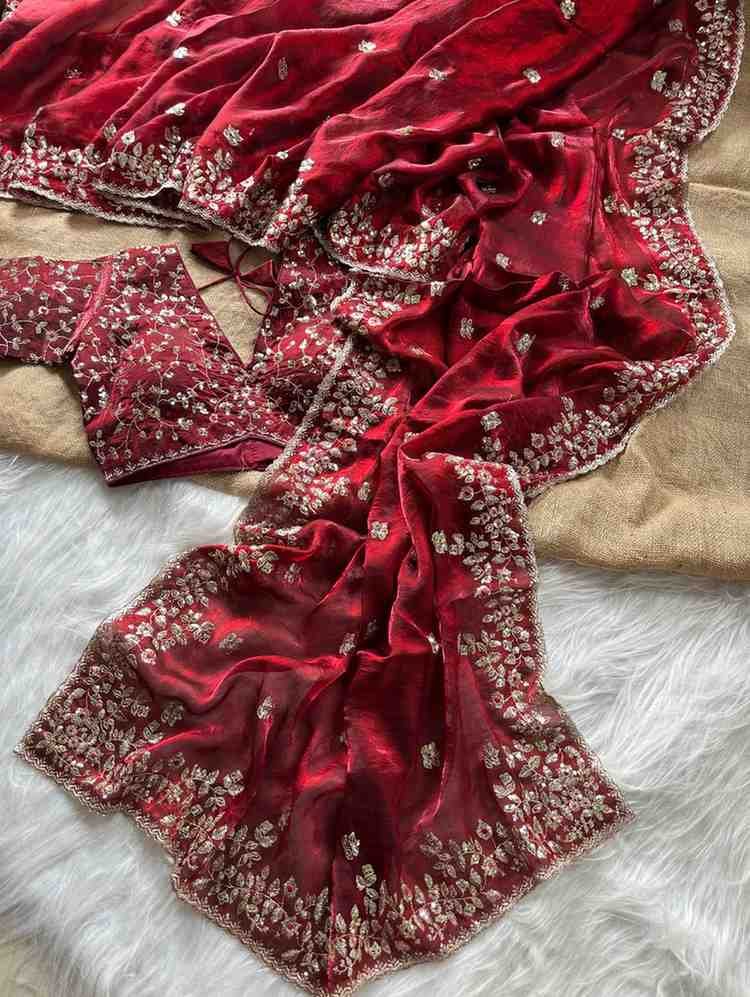 Stylish Kc 410 Fandy Sattin Silk Seqeunce Worked Premium Saree Collection Wholesale 2026