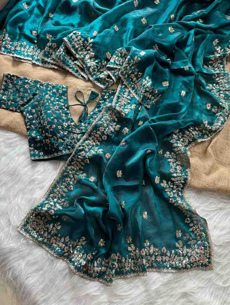 Stylish Kc 410 Fandy Sattin Silk Seqeunce Worked Premium Saree Collection Wholesale 2026