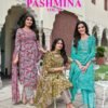Kavya Pashmina Vol 22 Malasiyan Cotton Embroidered Kurti With Bottom Dupatta Wholesale
