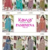 Latest Kavya Pashmina Vol 22 Malasiyan Cotton Embroidered Kurti With Bottom Dupatta Wholesale 2026
