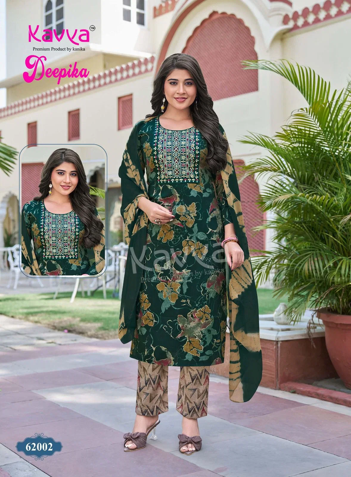 Beautiful Kavya Deepika Vol 62 Capsule Embroidered Kurti With Bottom Dupatta Wholesale 2026