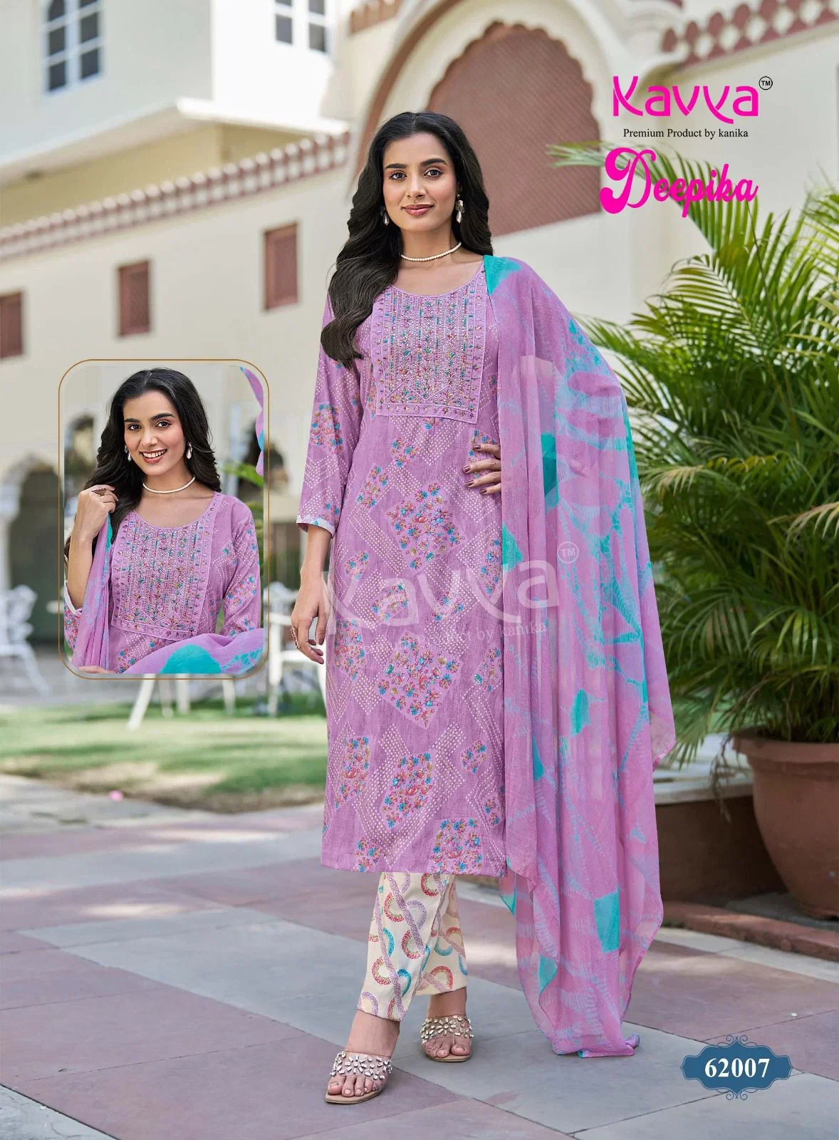 Beautiful Kavya Deepika Vol 62 Capsule Embroidered Kurti With Bottom Dupatta Wholesale 2026