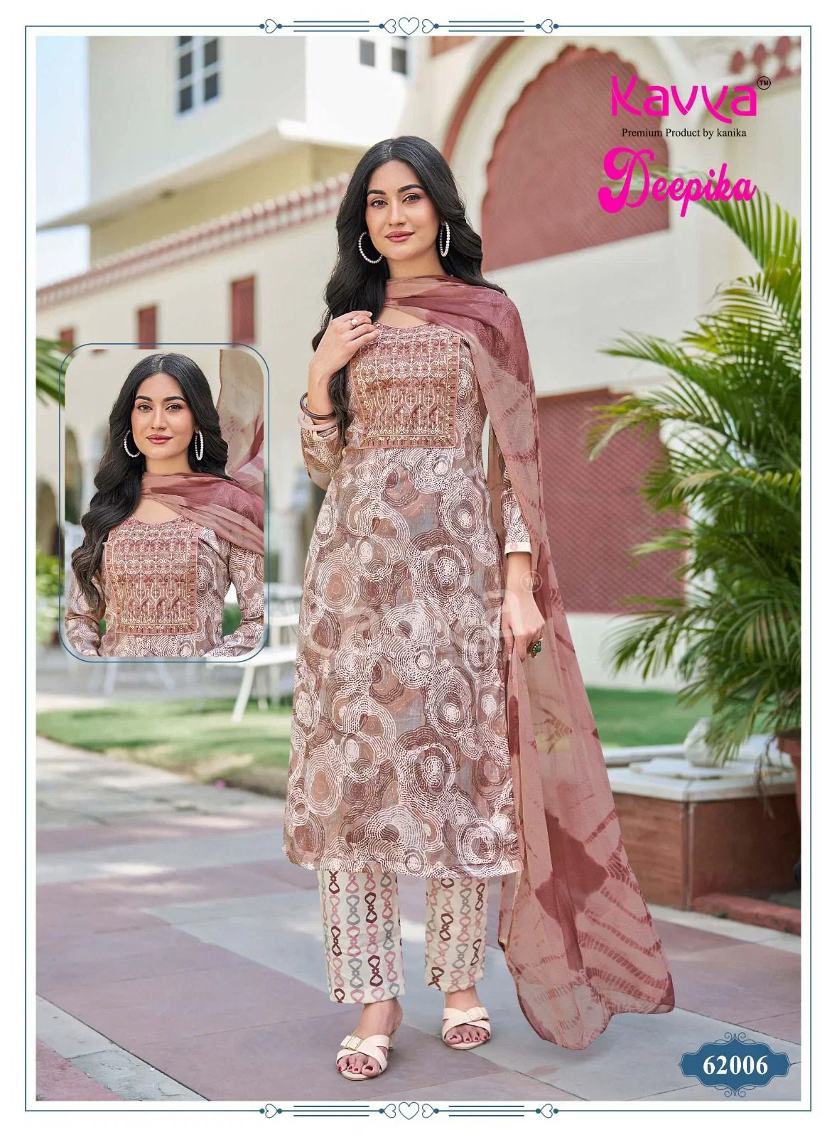 Beautiful Kavya Deepika Vol 62 Capsule Embroidered Kurti With Bottom Dupatta Wholesale 2026