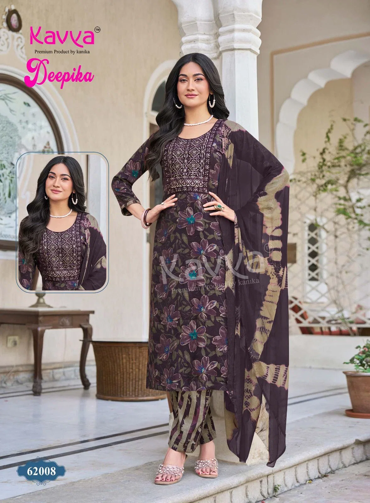 Beautiful Kavya Deepika Vol 62 Capsule Embroidered Kurti With Bottom Dupatta Wholesale 2026