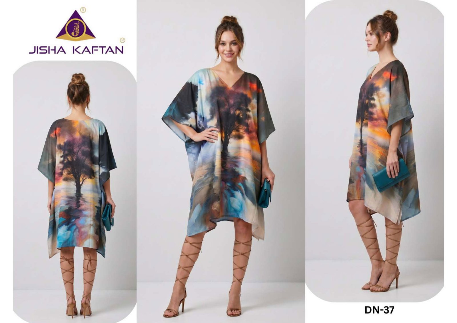 Latest Jisha Cotton Feel Kurti Vol 5 Afghani Cotton Digitally Printed Kaftan Wholesale 2026