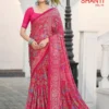 Launching Kashvi Shanti Vol 14 Bright Moss Foil Printed Saree Collection Wholesale 2026