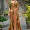 Latest Kashvi Shanti Vol 11 Bright Moss Foil Printed Saree Collection Wholesale 2026