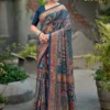 Latest Kashvi Shanti Vol 11 Bright Moss Foil Printed Saree Collection Wholesale 2026