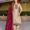 Aanchi Khwaab Vichitra Silk Embroidered Kurti With Bottom Dupatta Wholesale