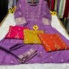Aanchi Bul Bul Mul Chanderi Embroidered Kurti With Bottom Dupatta Wholesale