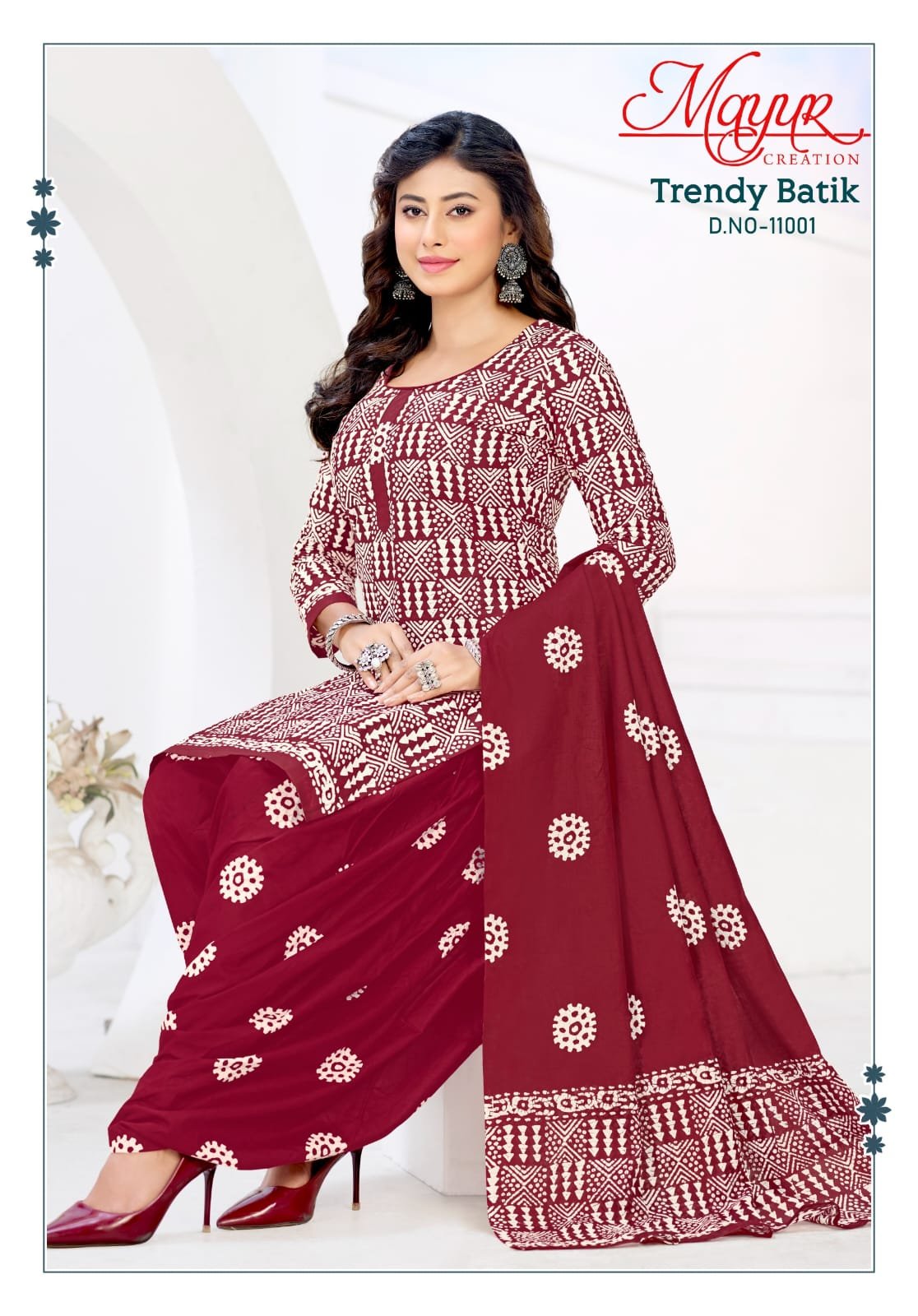 Mayur Trendy Batik Vol 11 Pure Cotton Printed Dress Material Collection Wholesale
