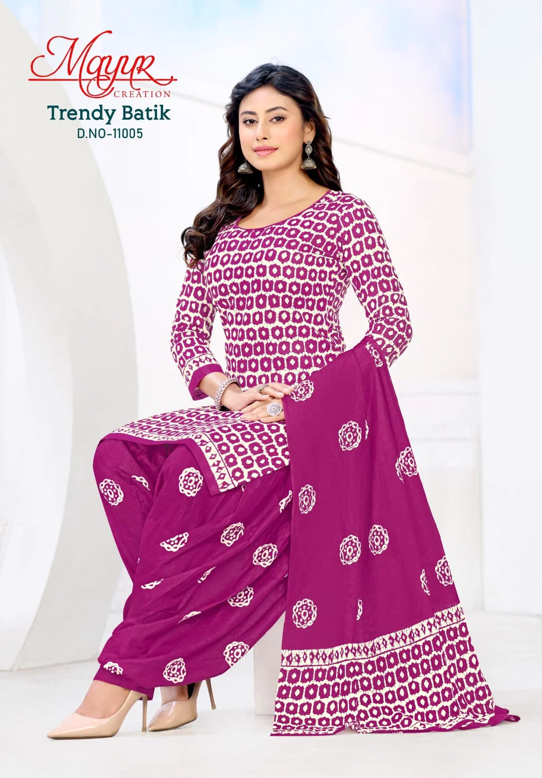 Mayur Trendy Batik Vol 11 Pure Cotton Printed Dress Material Collection Wholesale