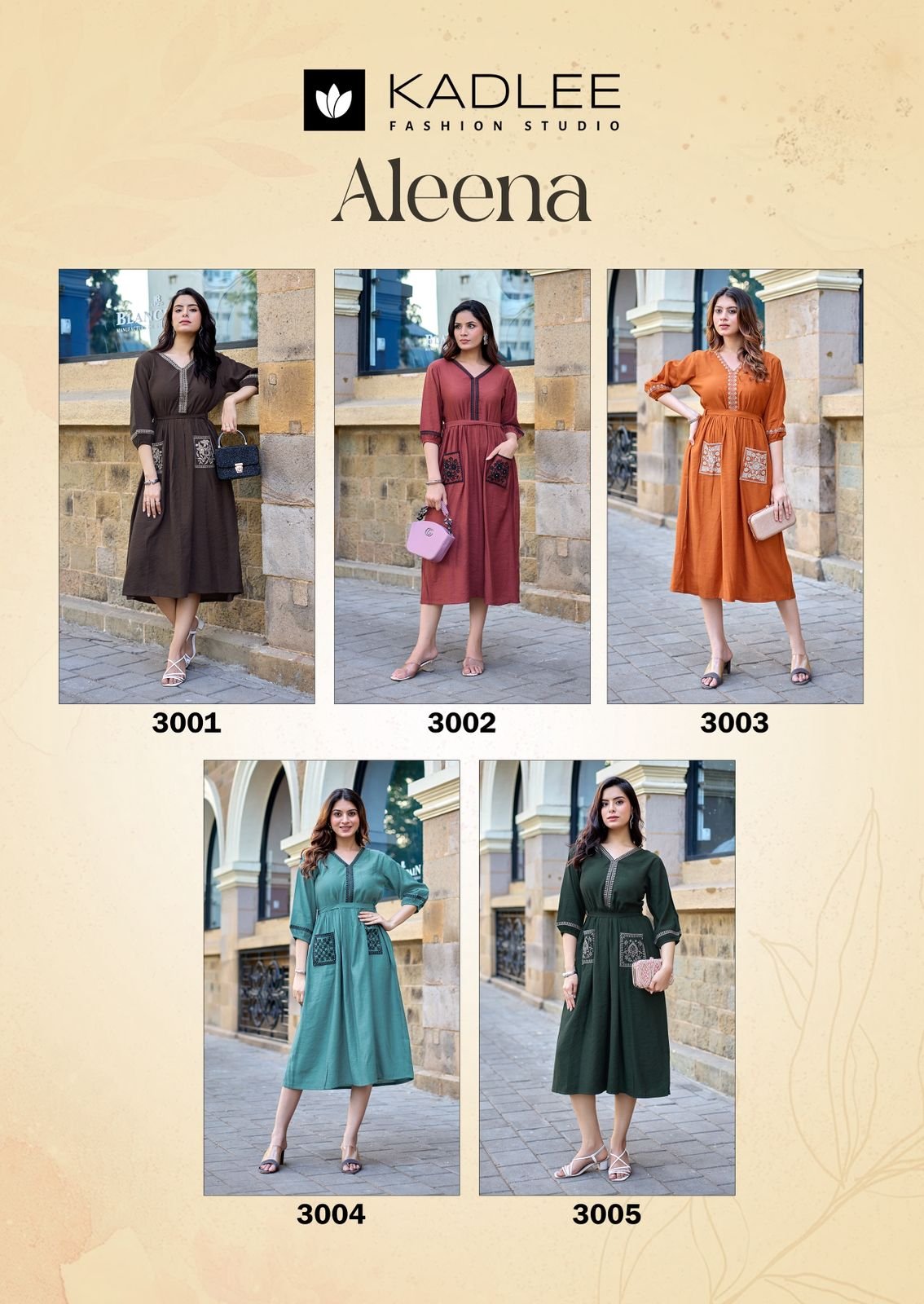Buy Kadlee Aleena Viscose Weaving Thread Worked Kurti Collection Wholesale 2026
