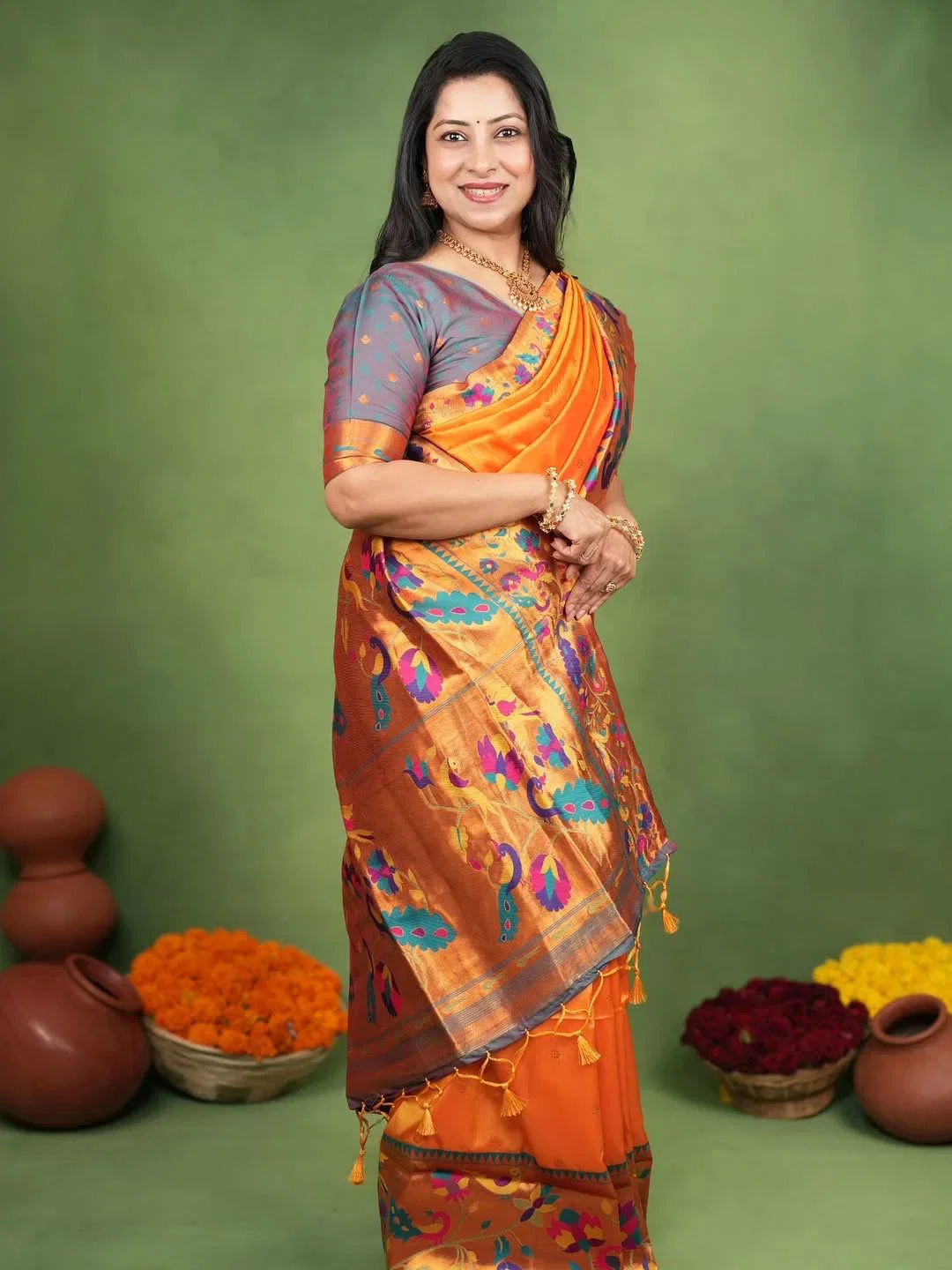 Launching Soft Silk 005 Soft Paithani Silk Zari Worked Saree Collection Wholesale 2026