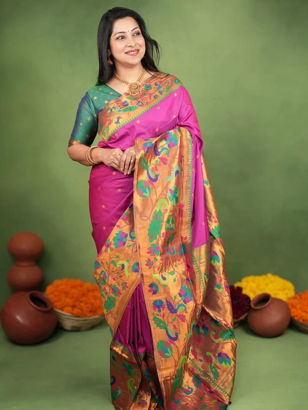 Launching Soft Silk 005 Soft Paithani Silk Zari Worked Saree Collection Wholesale 2026