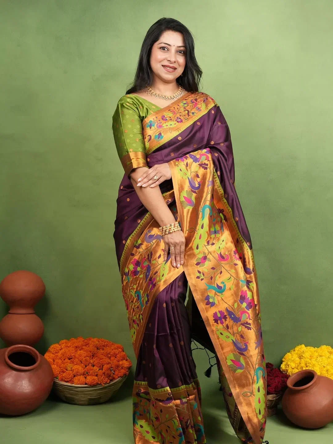 Launching Soft Silk 005 Soft Paithani Silk Zari Worked Saree Collection Wholesale 2026
