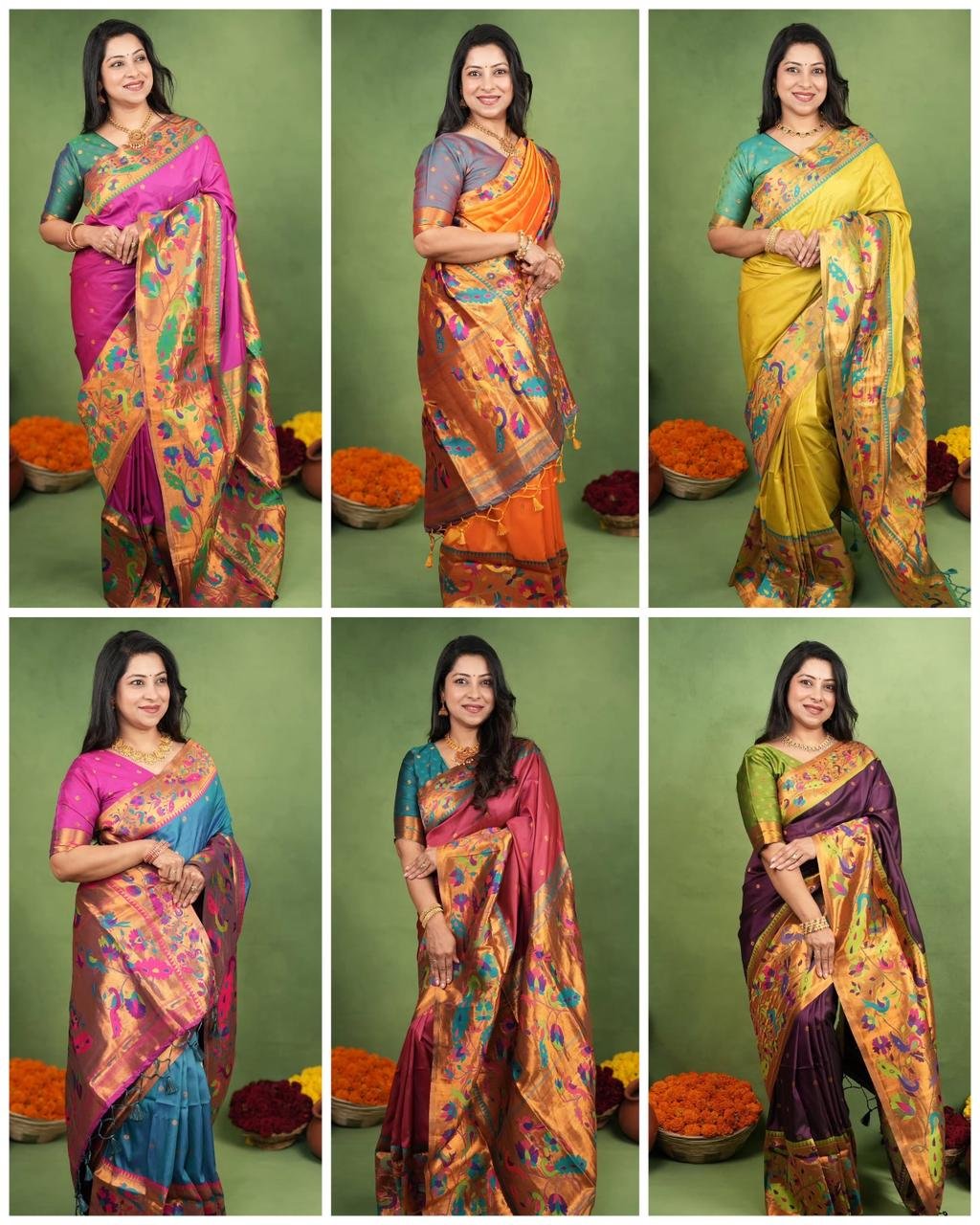 Launching Soft Silk 005 Soft Paithani Silk Zari Worked Saree Collection Wholesale 2026