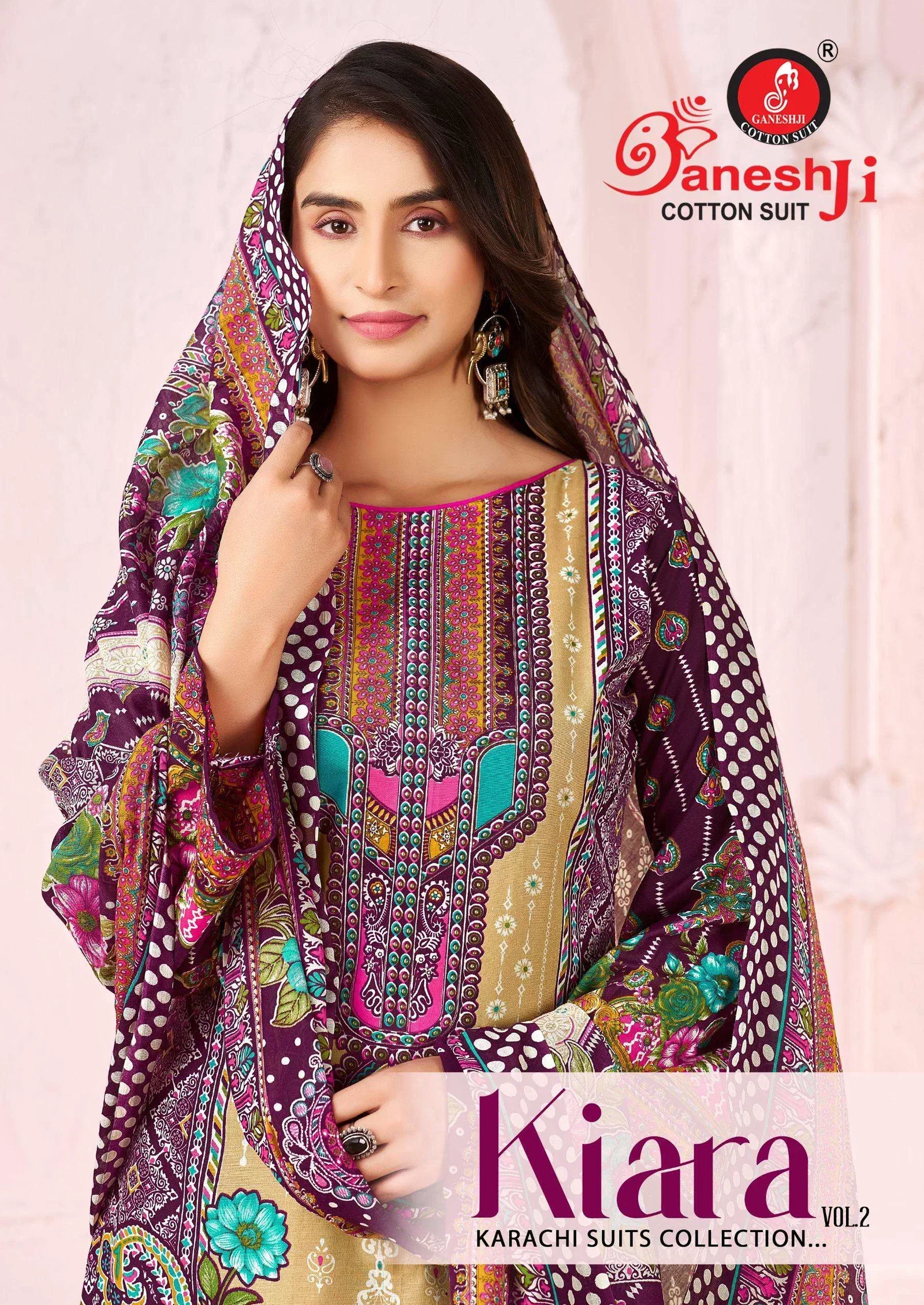 Ganeshji Kiara Vol 2 Cotton Printed Karachi Dress Material Collection Wholesale