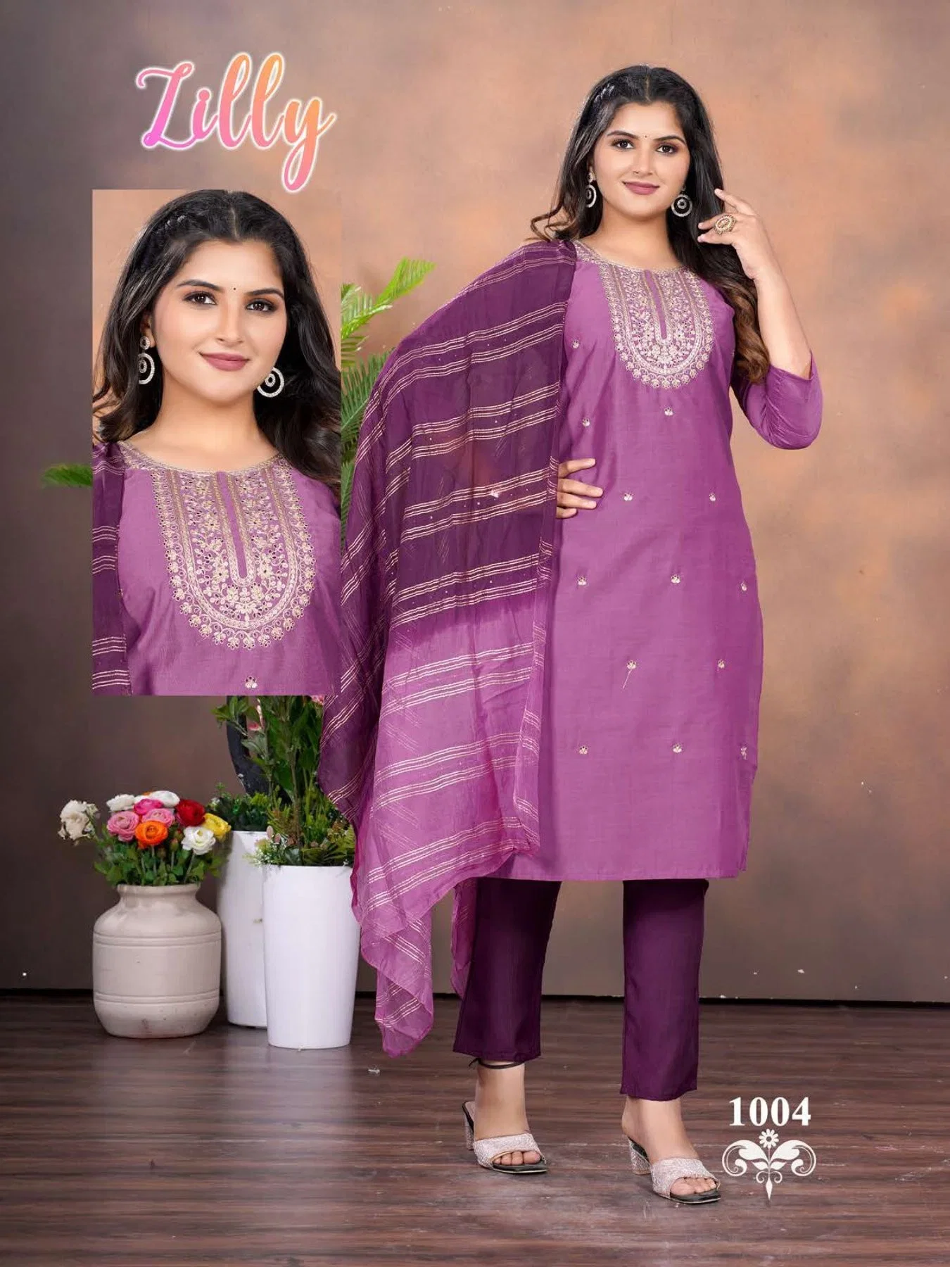 Launching Zilly Vol 1 Vatican Silk Kurti Pant With Dupatta Collection Wholesale 2026