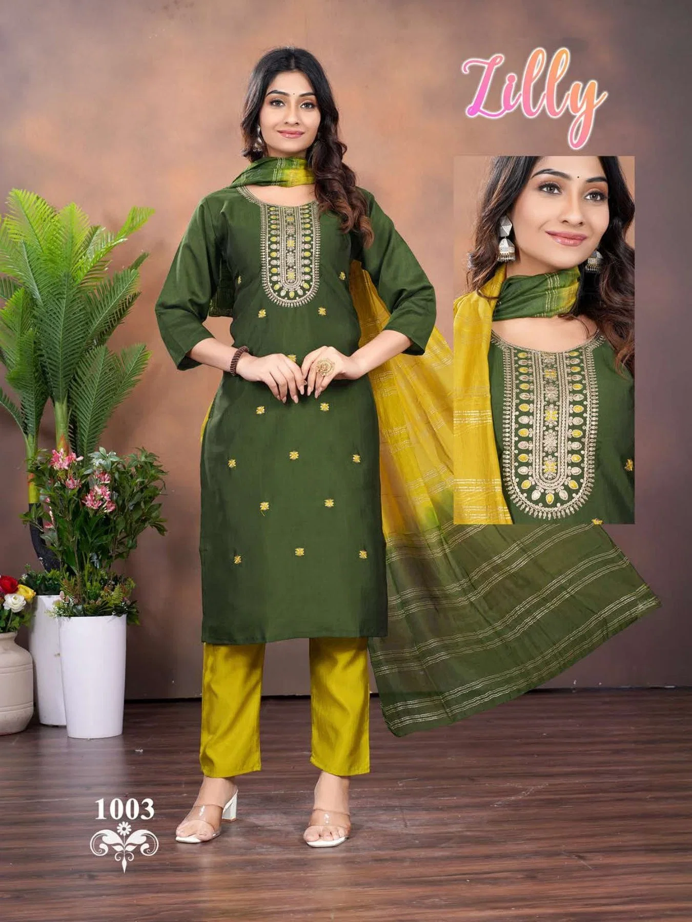 Launching Zilly Vol 1 Vatican Silk Kurti Pant With Dupatta Collection Wholesale 2026