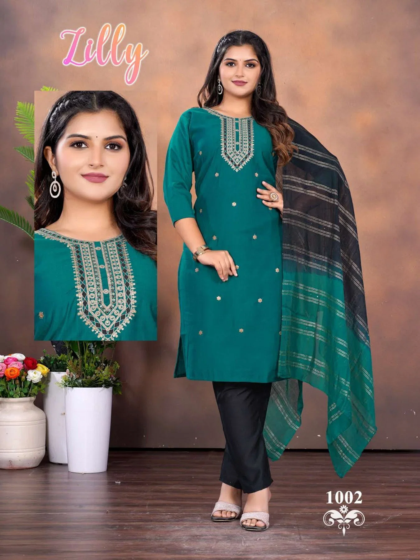 Launching Zilly Vol 1 Vatican Silk Kurti Pant With Dupatta Collection Wholesale 2026