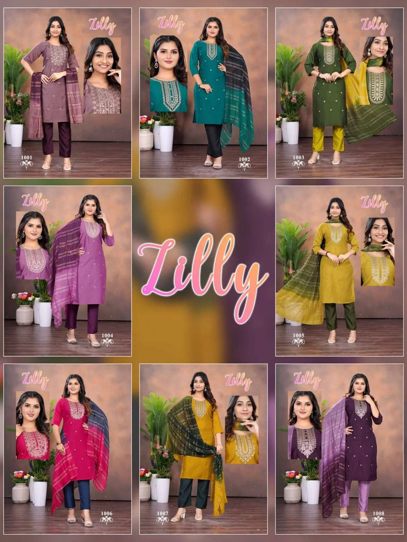 Launching Zilly Vol 1 Vatican Silk Kurti Pant With Dupatta Collection Wholesale 2026