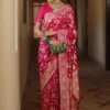 Soft Silk 5085 Lichi Silk Jacquard Work Saree Collection Wholesale