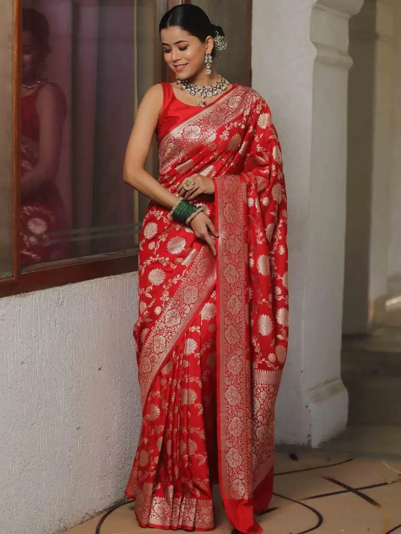 Buy Soft Silk 5085 Lichi Silk Jacquard Work Saree Collection Wholesale 2026