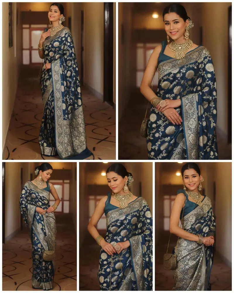 Buy Soft Silk 5085 Lichi Silk Jacquard Work Saree Collection Wholesale 2026