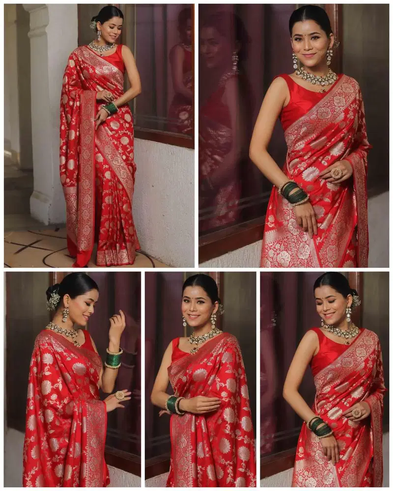 Buy Soft Silk 5085 Lichi Silk Jacquard Work Saree Collection Wholesale 2026