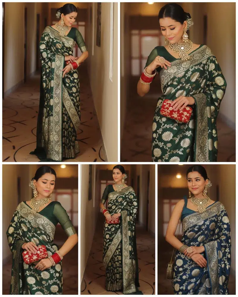 Buy Soft Silk 5085 Lichi Silk Jacquard Work Saree Collection Wholesale 2026