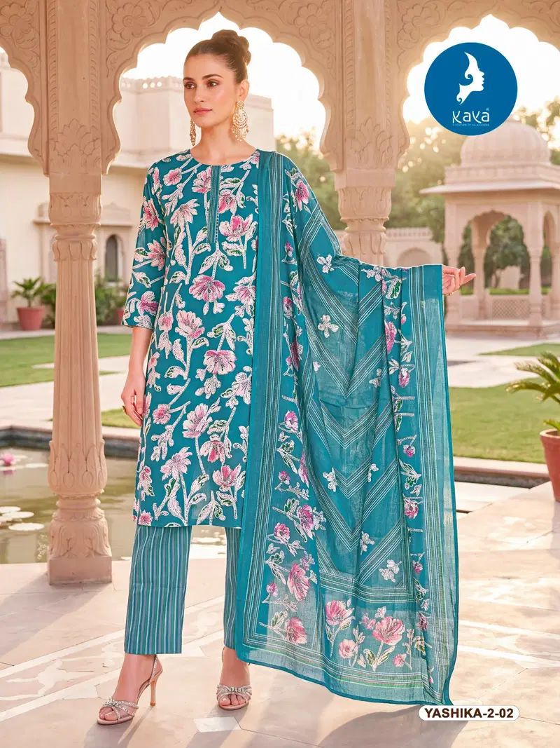 Stylish Kaya Yashika Vol 2 Cotton Printed Kurti With Bottom Dupatta Wholesale 2026