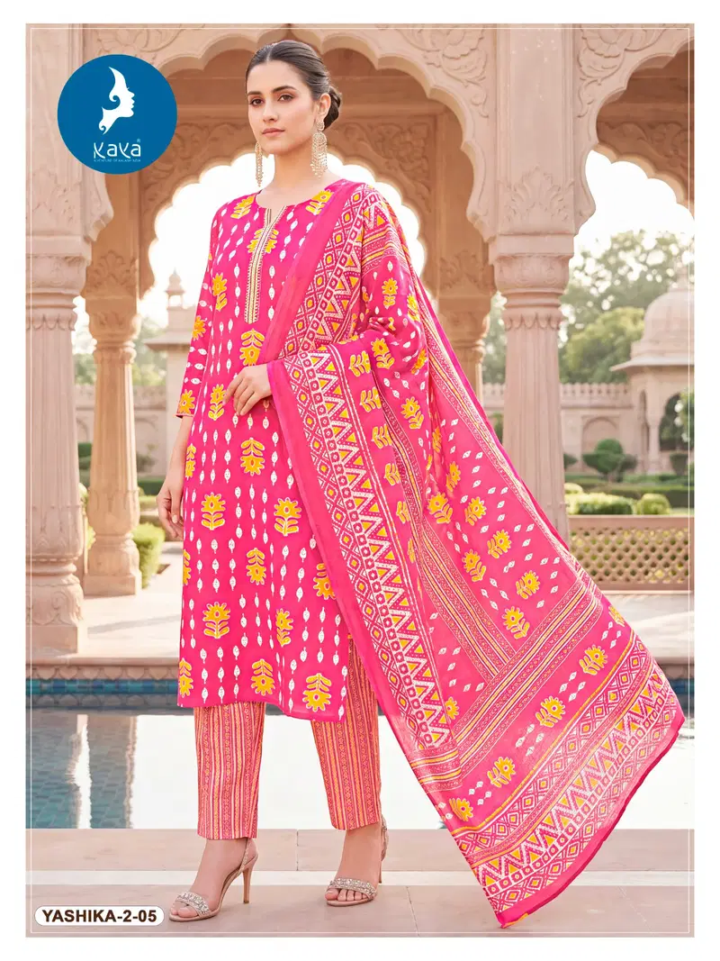 Stylish Kaya Yashika Vol 2 Cotton Printed Kurti With Bottom Dupatta Wholesale 2026