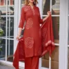 Latest Kadlee Kasturam Rayon Print With Hand Worked Kurti With Bottom Dupatta Wholesale 2026