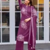 Latest Kadlee Kasturam Rayon Print With Hand Worked Kurti With Bottom Dupatta Wholesale 2026