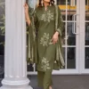 Latest Kadlee Kasturam Rayon Print With Hand Worked Kurti With Bottom Dupatta Wholesale 2026