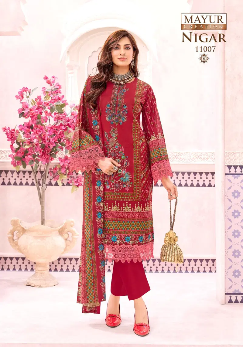 Mayur Nigar Vol 11 Cotton Printed Karachi Dress Material Collection Wholesale