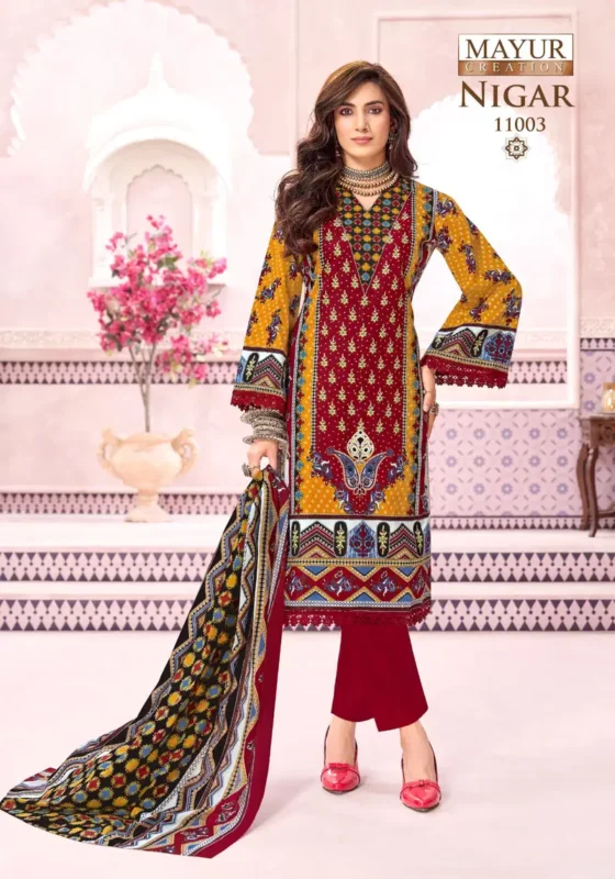 Latest Mayur Nigar Vol 11 Cotton Printed Karachi Dress Material Collection Wholesale 2026
