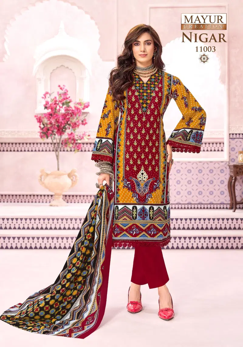 Latest Mayur Nigar Vol 11 Cotton Printed Karachi Dress Material Collection Wholesale 2026