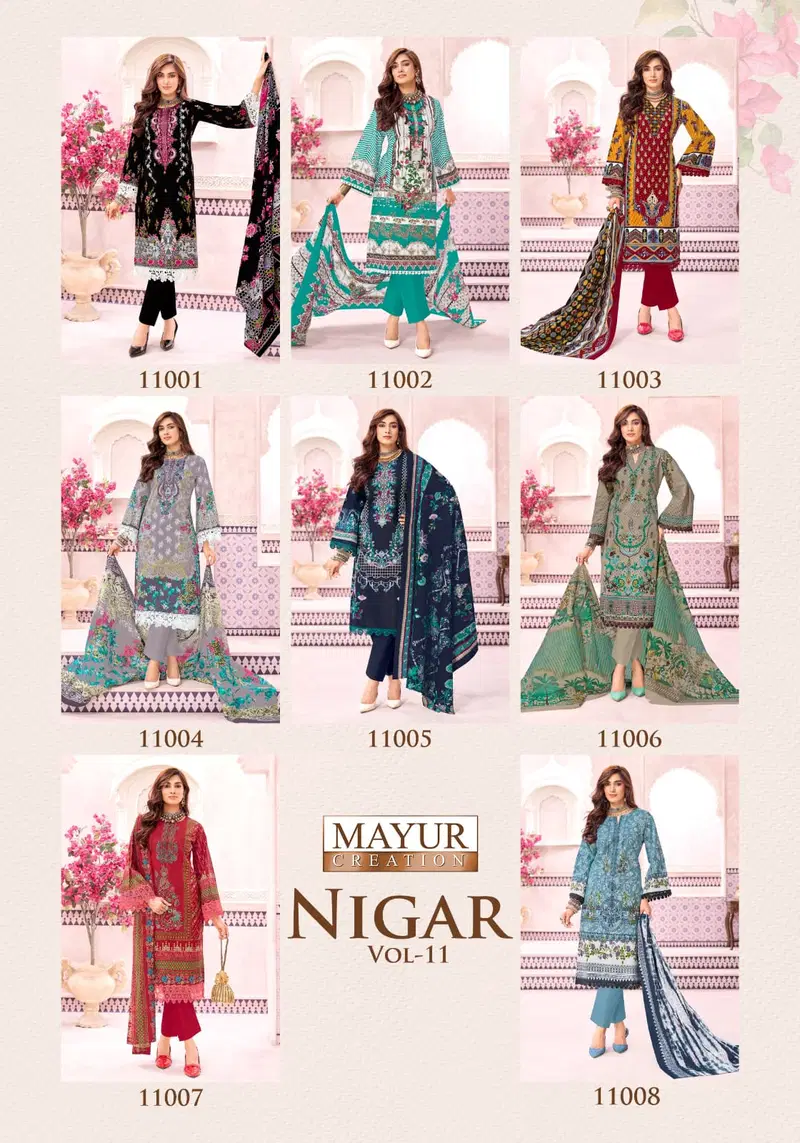 Latest Mayur Nigar Vol 11 Cotton Printed Karachi Dress Material Collection Wholesale 2026